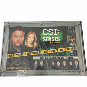CSI Board Game Crime Scene TV Show Detective Police Investigation New Sealed Box